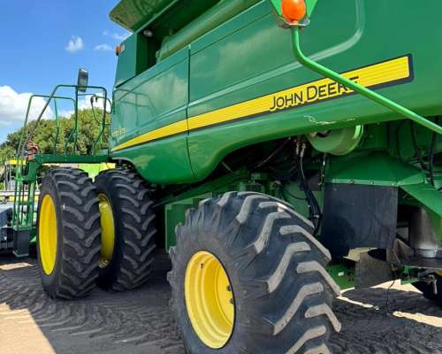 John Deere 9770 Doble. Dual. Draper Piersanti 40p. 8500/5700