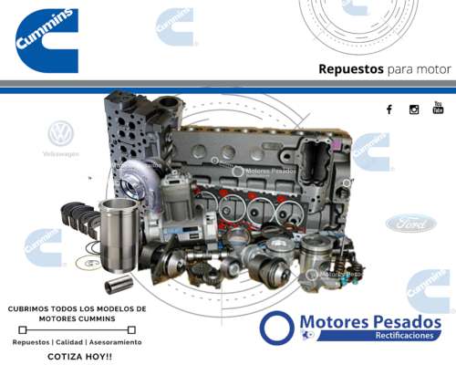 Motor Cummins 4bt - 3.9 - 135 HP - Rectificado con 04
