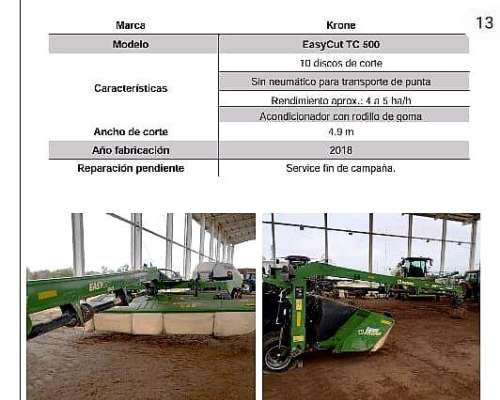 Segadora de Arraste Krone