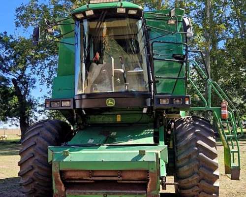 John Deere 1550, con Plataforma 25p