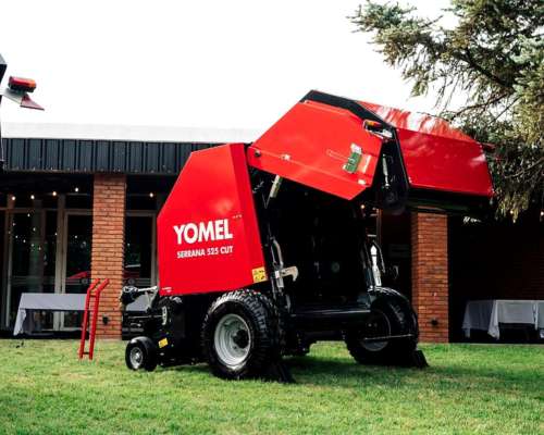 Rotoenfardadora Yomel -serrana 525 Cut- Cám. Fija con Cutter