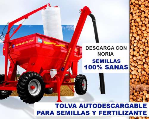 Tolva Autodescargable para Semillas y Fertilizante Bombassei