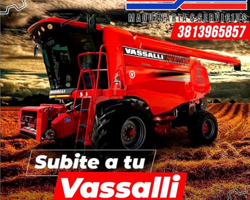 Cosechadora Vassalli V770 Draper 35p Entrega Inmediata