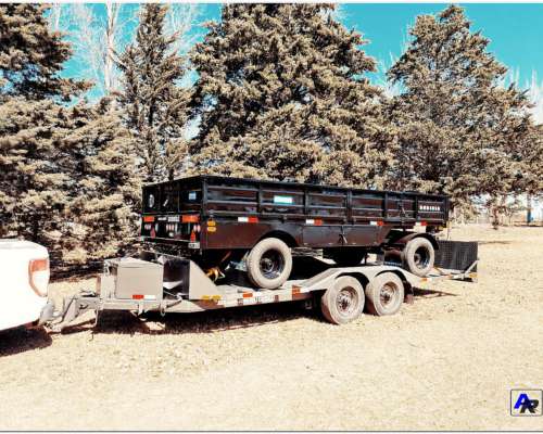 Acoplado Trailer Basculante para Auxilio 5/6 TN. de 6 Mts.