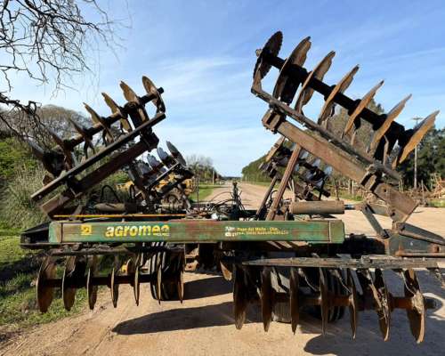 Disco Desencontrado Agromec de 56 Discos con Alas Hidraulica