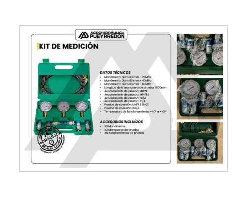 Kit de Medición-precisión y Control Hidráulico