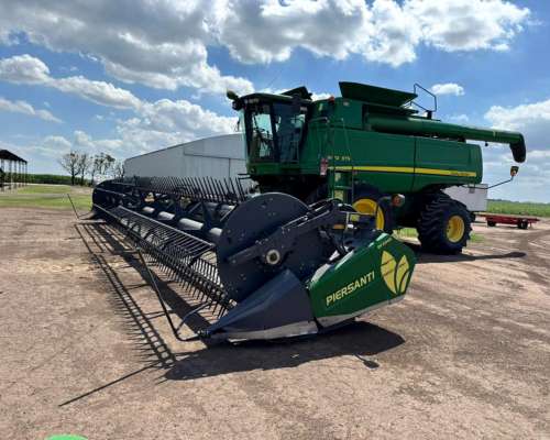 John Deere 9770 Doble. Dual. Draper Piersanti 40p. 8500/5700