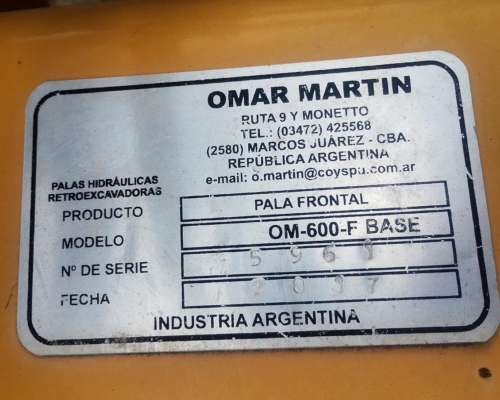 Pala Frontal Omar Martins Seminueva