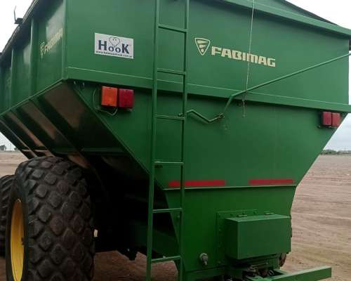 _ Tolva Autodescargable de 18 TN. Fabimag. Balanza Hook. año