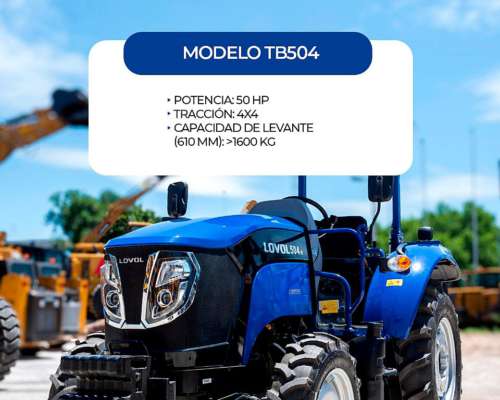 Tractor Lovol 50 HP Doble Traccion