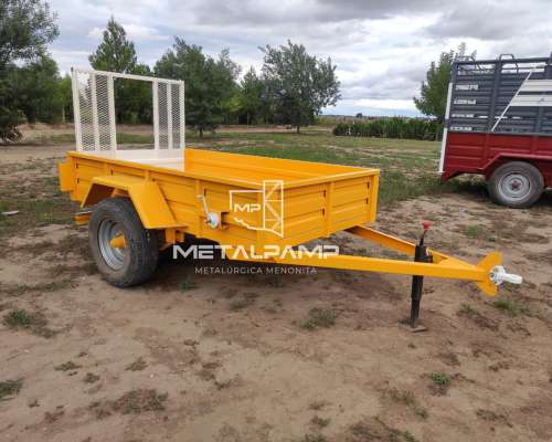 Carro con Barandas de UN Eje