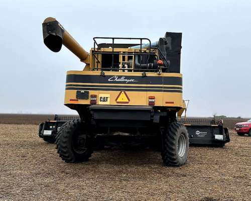 Cosechadora Axial Challenger 670 C/ Draper Piersanti 30 Pies