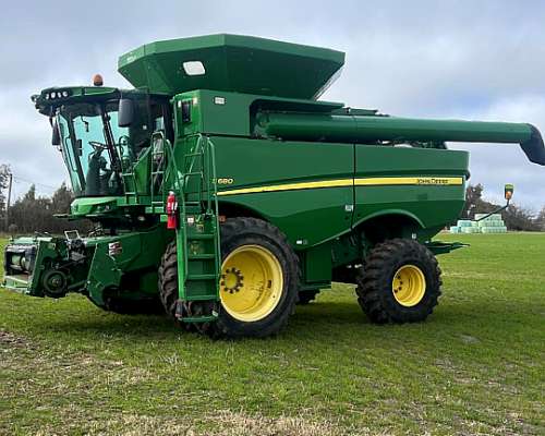 Cosechadora John Deere S 680 año 2012