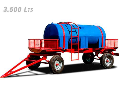 Acoplado Tanque 3.500 Lts – Agua/gasoil – Tanque Plástico