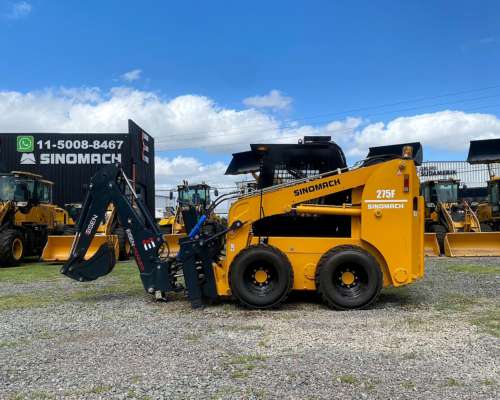 Minicargadora Brazo Retroexcavador 75hp Sinomach 275fa