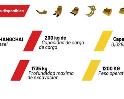 Mini Excavadora Oruga Gema G 10