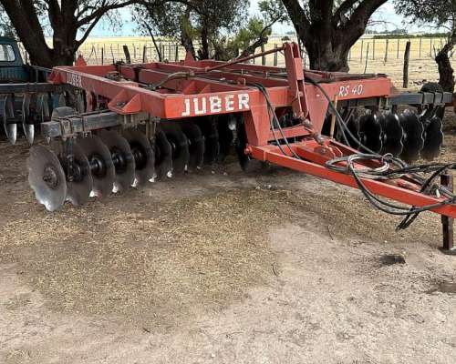 Rastra de Discos Juber de 40 con Rolos
