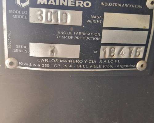 Maicero Mainero 3010 de 12 a 70 año 2021