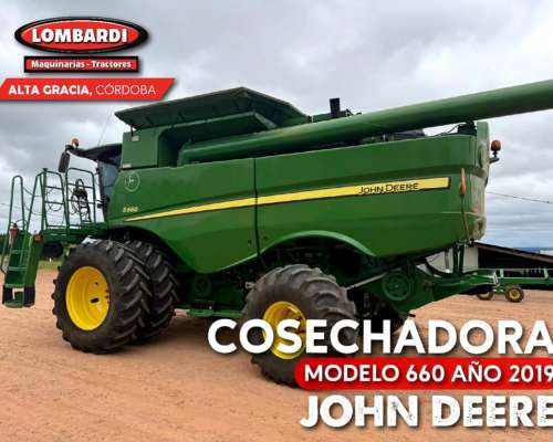 Cosechadora John Deere 660 Importado de Brasil + Impuestos