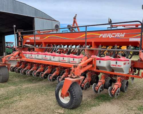 Sembradora Fercam 12 a 52, Fertilización Simple en Línea