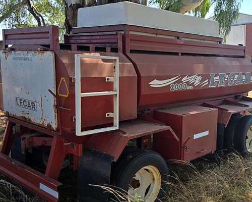 Tanque Combustible Lecar 2000 Lts - Agua y Bomba - Usado.