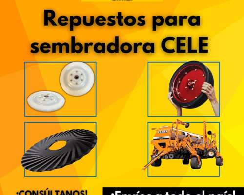 Todos los Repuestos para Sembradora Cele Haga SU Consulta