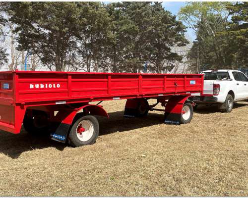 Acoplado Rural Playo para 6/7 TN. de 6 Mts. Dos Ejes.