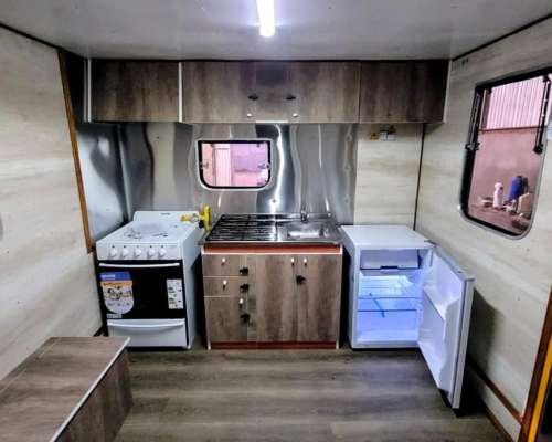 Casilla Rural 5mt, 2 Camas, Agua Caliente. Línea Premium