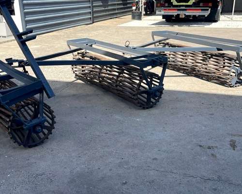 Rolo Desterronador Usado de 3 Cuerpos