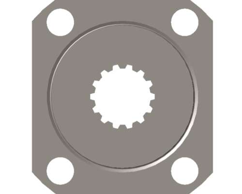 Plato de Acople Adap. Bomba Hidraulica Zanello 700