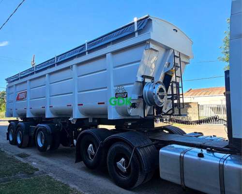 Batea Volcadora Trasera 3 Ejes 46 M3. Ombu