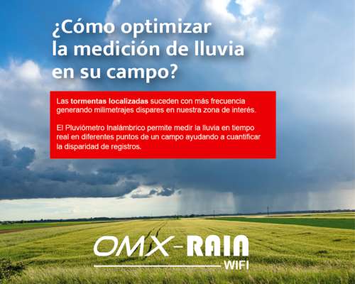 Pluviómetro Omixom Omx-rain Modelo Wifi