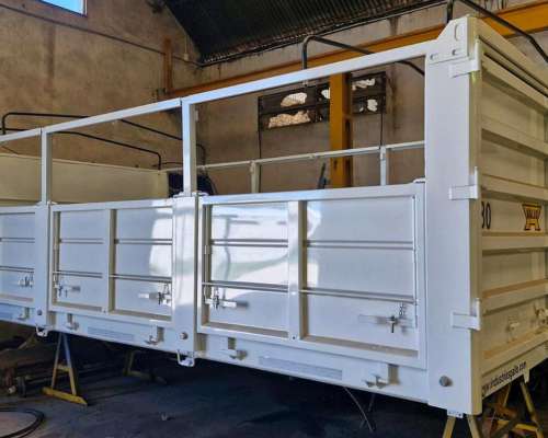 Carrocería Fija Baranda Volcable