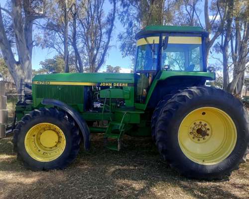 Tractor John Deere 4760, año 1995, 200 HP, Motor con 600 Hs