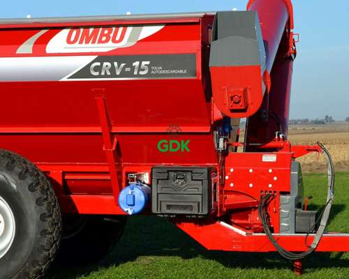Tolva Autodescargable CRV15 C/ Goma y Balanza- Ombu
