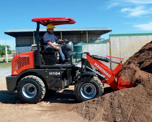 Pala Cargadora Forrajera Hanomag 40 HP 0,5 Mts Opcion Cabina