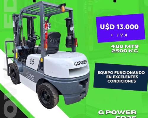 Autoelevador G Power FD25