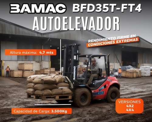 Autoelevadores Bamac - Nuevos 2026 - Diesel / VS. Opciones