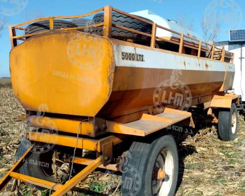 Cisterna Mauro de 5000 LT con Bomba, Agua y Baulera