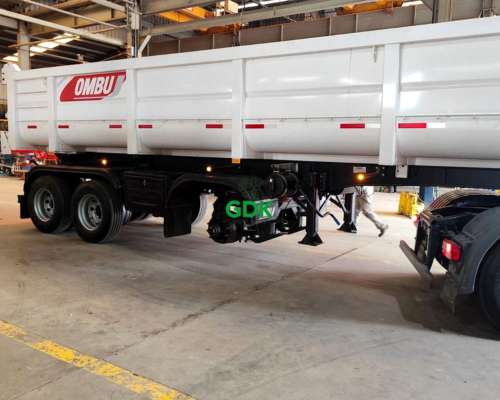 Batea Volcadora Trasera 3 Ejes 27 M3 con Abs. - Ombu