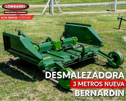 Desmalezadora Bernardin de 3mts Nueva Disponible