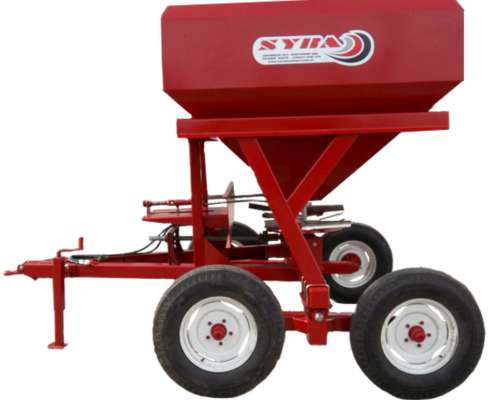 Fertilizadora de Arrastre Doble Plato 3000 KG. Nueva Syra