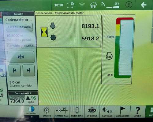 John Deere S680 DD 645 FD. M 7700 HS. R 5200 HS. Piloto