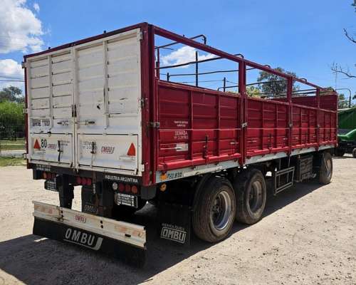 Acoplado 3 Ejes Baranda Volcable Ombu Mod. 2015