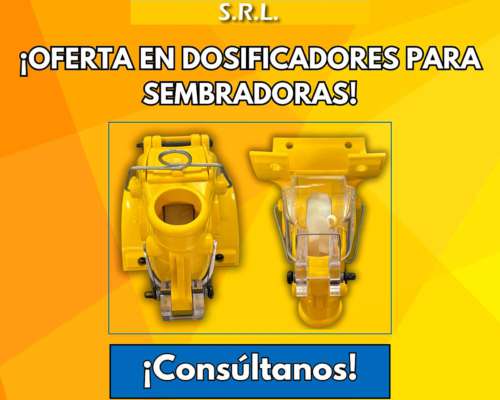Dosificadores para Sembradoras Envíos a Todo el País