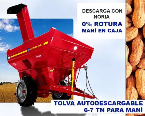 Tolva Autodescargable 6-7 TN para Mani - Bombassei