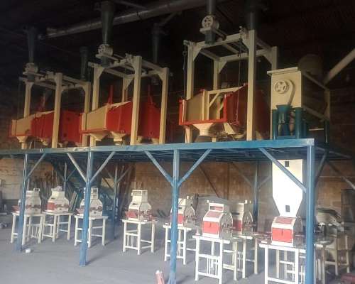Molino para Harina de Trigo. Produce 28 TN al Día.