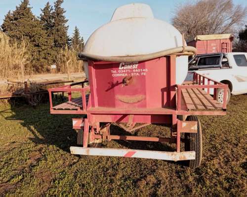 Acoplado Tanque de Agua 3.000 Litros
