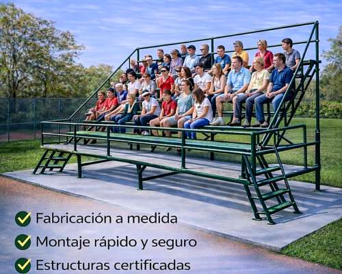 Gradas Telescopicas Tribunas Tubulares Escenarios Levadizos
