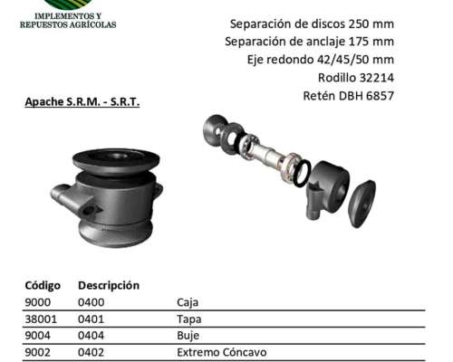 Caja para Rastra Apache